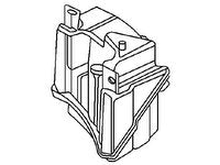 Range Rover Windshield Washer Fluid Tank replacement part with mounting brackets