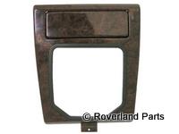 1995-1998 Range Rover ashtray trim piece with dark wood finish for interior replacement