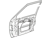 1995-2002 Range Rover Door Front Left replacement part detailed line drawing