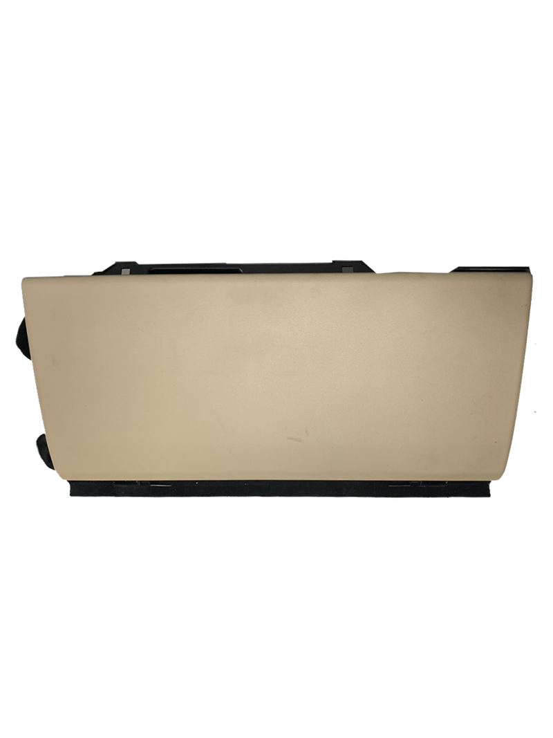 Beige interior glove box compartment part for Range Rover Sport vehicle