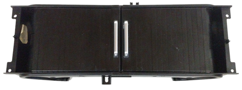 Range Rover rear Cupholder part in black plastic for vehicle interior convenience
