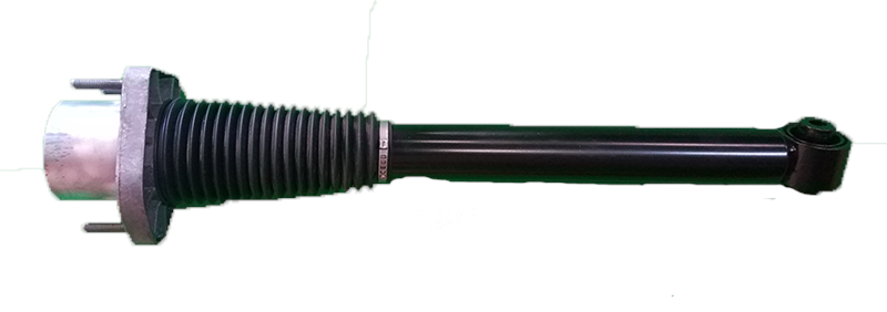 Black Range Rover Parts rear shock absorber with protective boot and mounting components