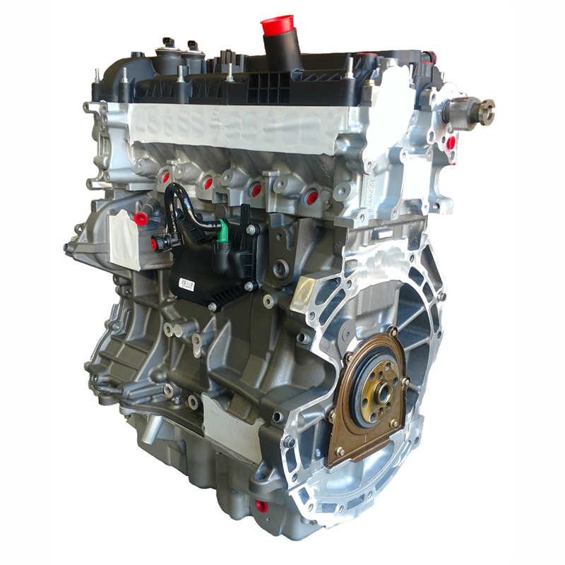Rebuilt Range Rover Discovery Sport engine part with detailed metal components and connectors