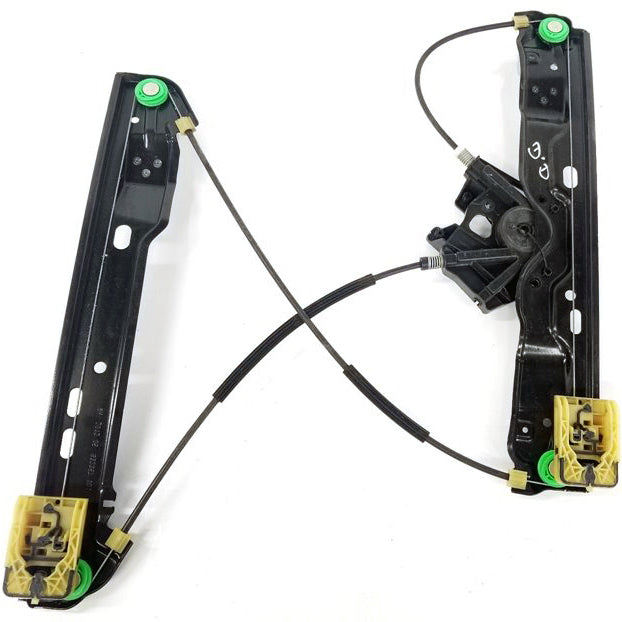 Land Rover Evoque parts window regulator assembly with cables and mounting brackets