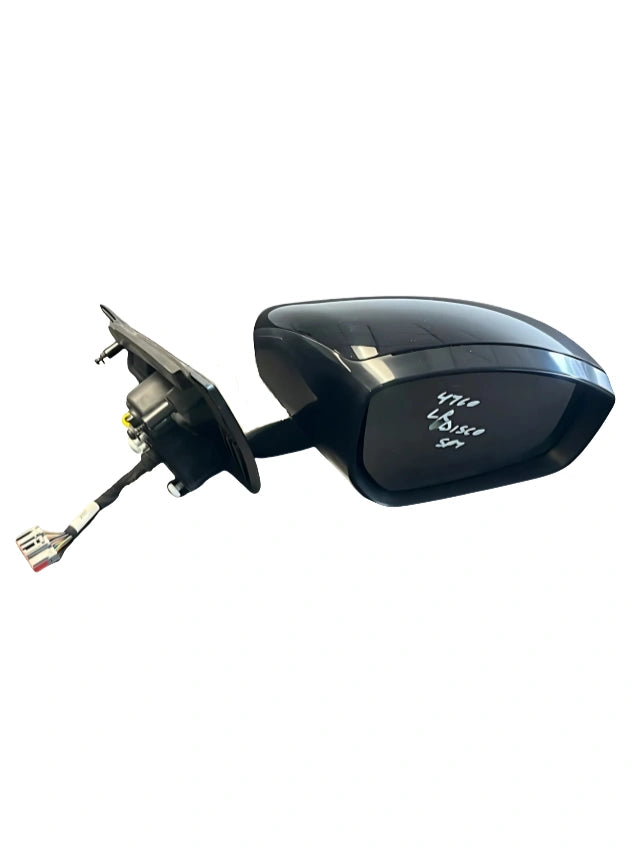 Roverland Parts Right Mirror black powered side mirror assembly with wiring harness for cars