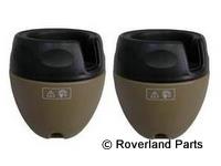 1994-2002 Discovery cup holder replacement set in black and tan for vehicle interior