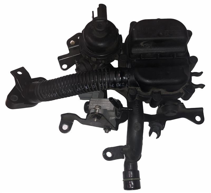 Black Range Rover engine component part for Land Rover vehicles with multiple connection points