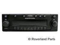 Discovery II Navigation Radio black car stereo unit with buttons and knobs