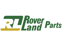 Range Rover Land Parts logo featuring green and gold text for authentic vehicle components