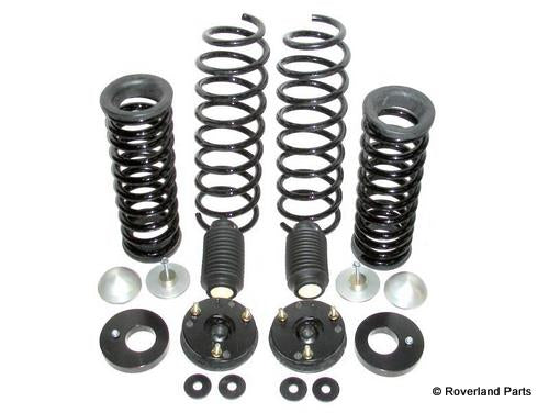 2003-2012 Range Rover Coil Spring Conversion Kit including coil springs and mounting components