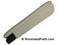 Beige Range Rover armrest replacement part with black base for vehicle interior upgrade