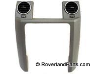 LR3 Dashboard Center Console replacement part in gray with air vent openings