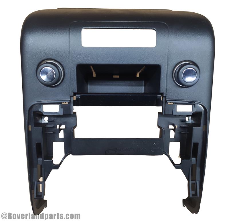 Black Land Rover Range Rover Parts End Panel with mounting brackets and button slots