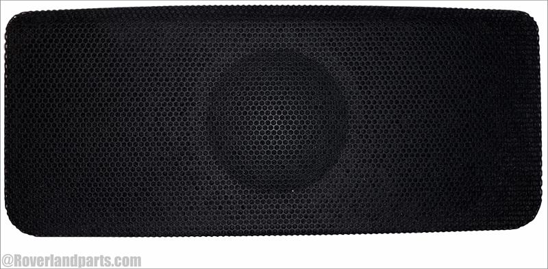 Black Land Rover Range Rover parts instrument panel cover with textured surface