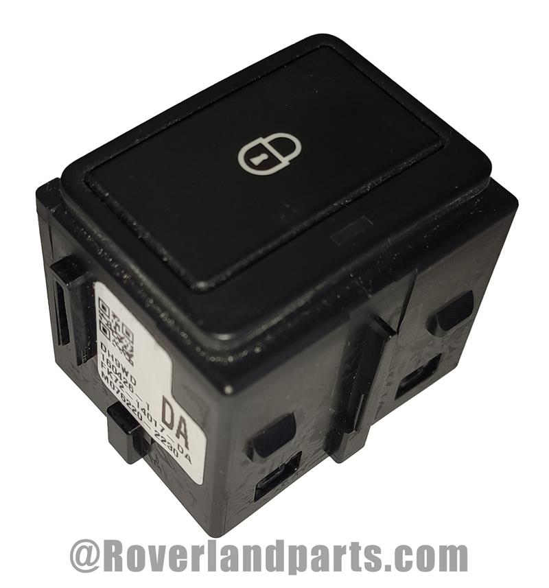 Land Rover Discovery Sport Parts Lock Switch black rectangular button with lock icon