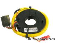 1995 Range Rover clock spring replacement part with yellow wiring and connector for steering functionality