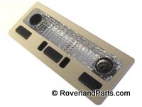 Range Rover Dome Light Assembly with Dual Bulbs and Clear Lens for Interior Roof Lighting