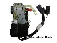 Range Rover door latch replacement part with metal and plastic components for vehicle repair