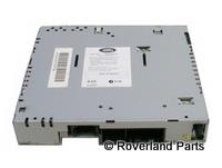 Range Rover Radio Receiver OEM silver metal module with rear connector ports for vehicle