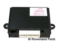 Black Range Rover Door Amplifier module with white connector for vehicle audio system