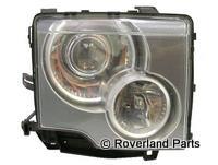 Range Rover Xenon Headlight with dual round lamps for enhanced visibility