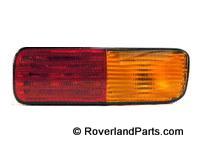 1999-2002 Discovery II tail light with red and amber sections for enhanced visibility
