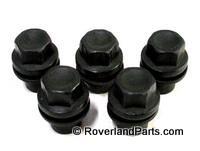 2003-2005 Range Rover lug nuts set black wheel lock nuts for secure fit