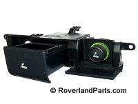 LR3 ashtray replacement part with black plastic housing for vehicle interior