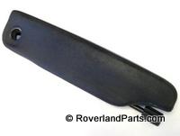 Black Range Rover side mirror cover replacement part with smooth finish