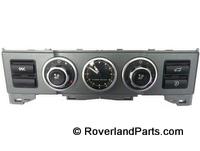 Range Rover Parts control panel with climate control dials and buttons in black finish
