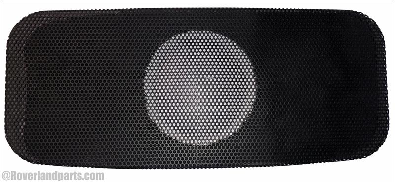 Land Rover Range Rover Parts black speaker cover for instrument panel with mesh design