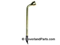 Discovery parts lug wrench with metal finish for vehicle tire maintenance and wheel removal