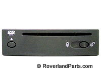 Range Rover Navigation DVD Player black front panel with eject button and slot