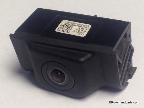 Range Rover rear view camera replacement part with integrated lens and connector plug