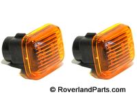 Discovery Repeater Lights amber pair replacement parts for vehicle signaling