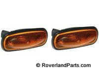 Discovery Parts amber Side Repeater pair for vehicle signaling and safety upgrade