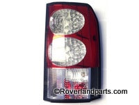 LR4 Tail Light replacement part with clear and red sections for Land Rover LR3 and LR4 models