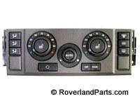 LR3 Temperature Control panel with dials and buttons for climate settings in Land Rover vehicles