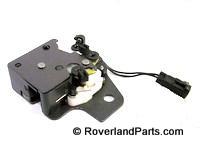 Range Rover Upper Tailgate Latch replacement part with wiring connector for secure tailgate closure