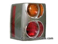 Range Rover tail light assembly part XFB500370 with red and amber lenses