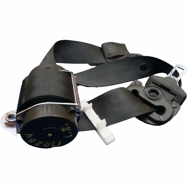 LR4 Seat Belt Retractor for LR3 and LR4 Parts with black webbing and metal components