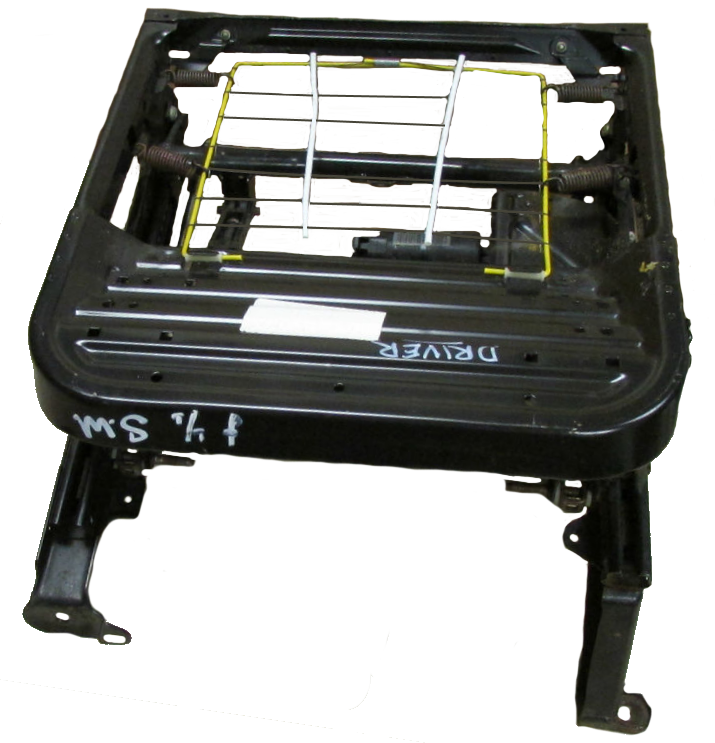 Black metal seat frame with springs and wires for Discovery Parts replacement