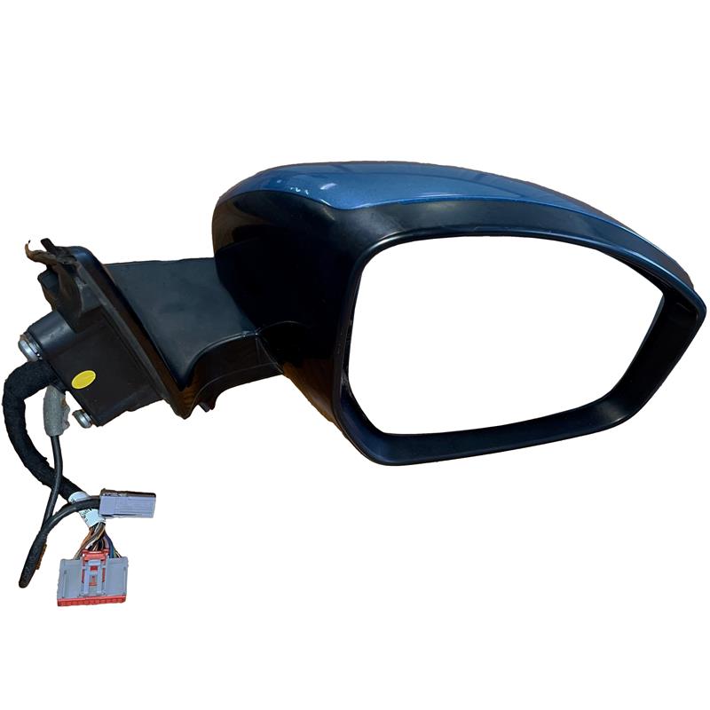 Land Rover Evoque Parts black and blue side view mirror with wiring connector