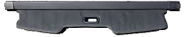 LR2 Parts Space Cover black rear cargo area protector for SUV vehicles