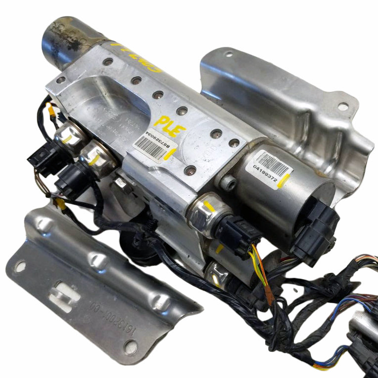 Land Rover Range Rover Sport electrical component part with wiring harness and metal brackets