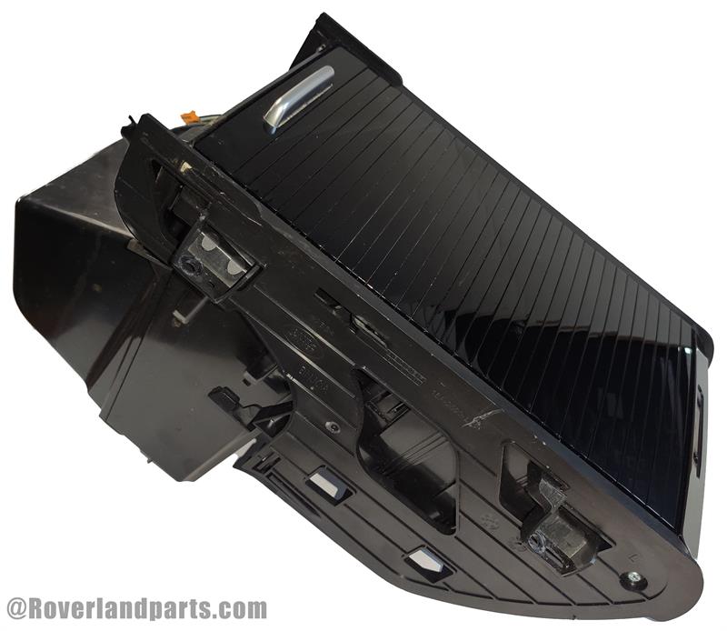 Land Rover Discovery Sport Parts Sport Cup Holder assembly in black plastic with compartment cover