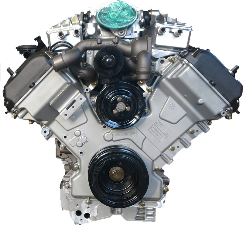 Range Rover Sport Supercharged engine part isolated on white background