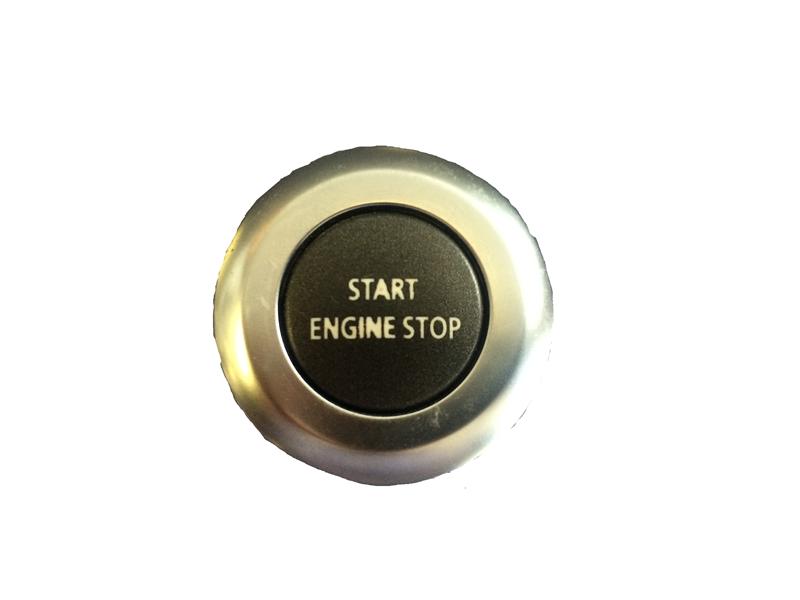 Range Rover Parts Start Button with Start Engine Stop text and metallic outer ring