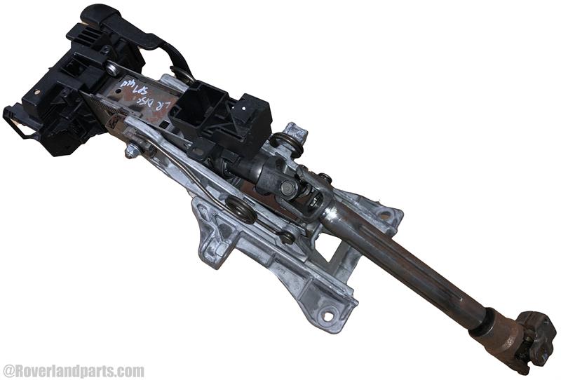 Land Rover Evoque Parts steering column assembly with metal and plastic components for vehicle control