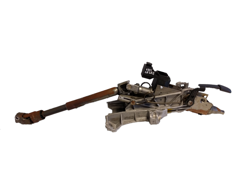 LR2 Parts Steering Column assembly with metal components and mechanical linkages